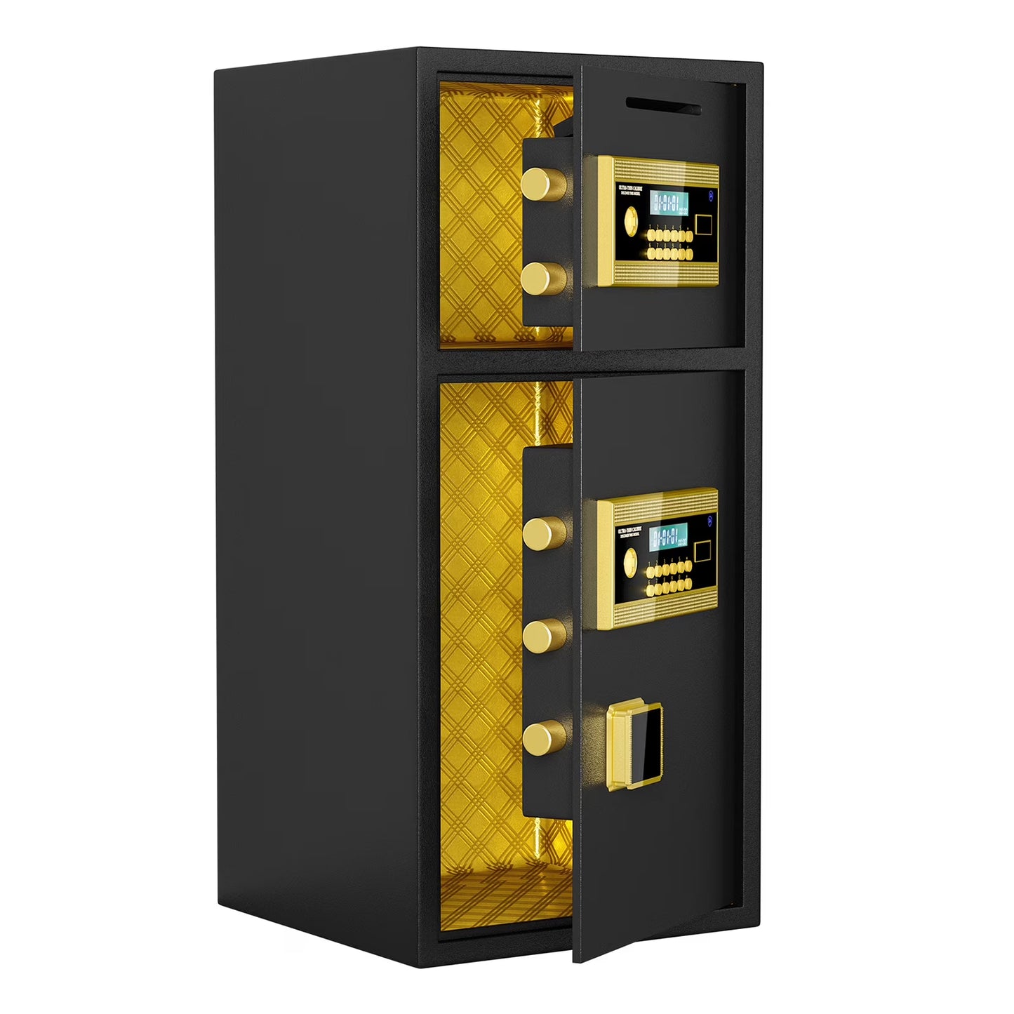 SDI-K3-85D Safe - Double Door Safe Box ,7.0 Cu ft Extra Large Fireproof Safe for Home Documents Storage,Digital Security Safe with Dual Alarm and Hidden Code Function,for Home,Office and Hotel
