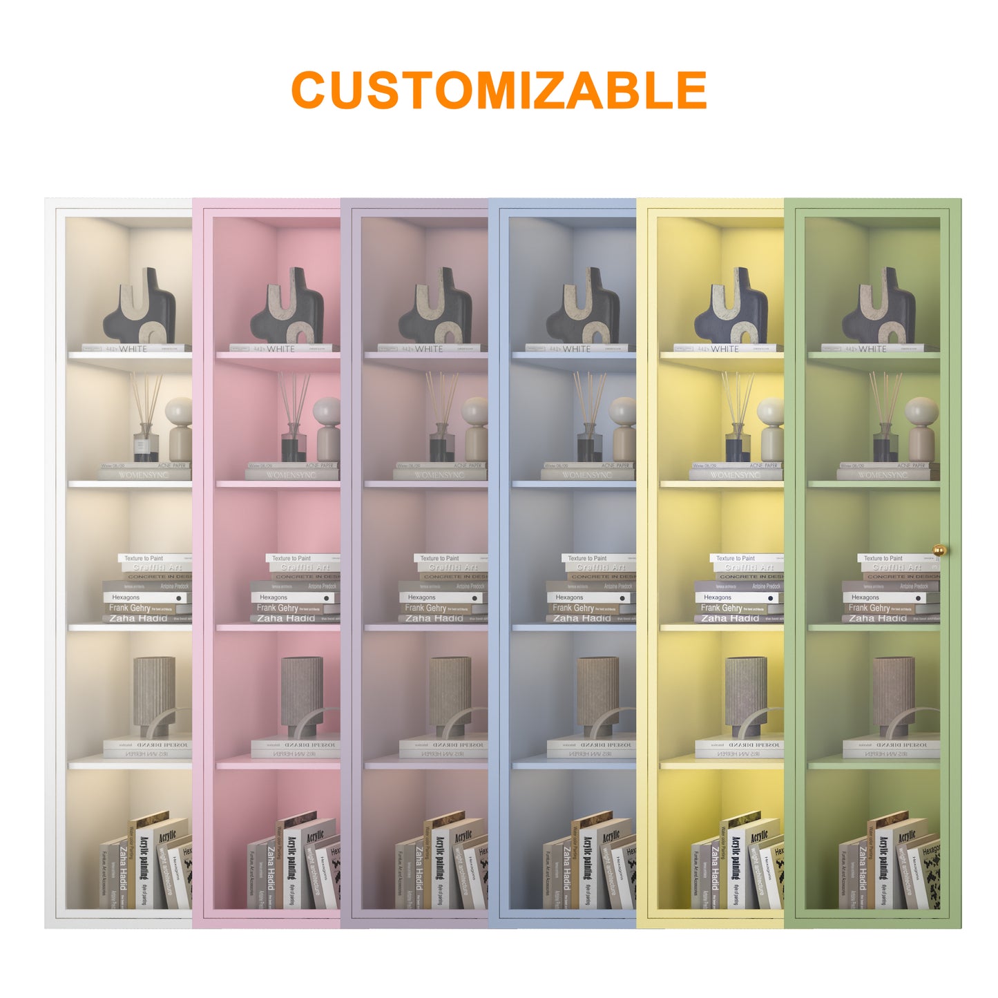 Five Layer School Bookshelf Bedroom Furniture Bookcase 5 Tier Heavy Duty Metal Book Shelf Cabinet For Office
