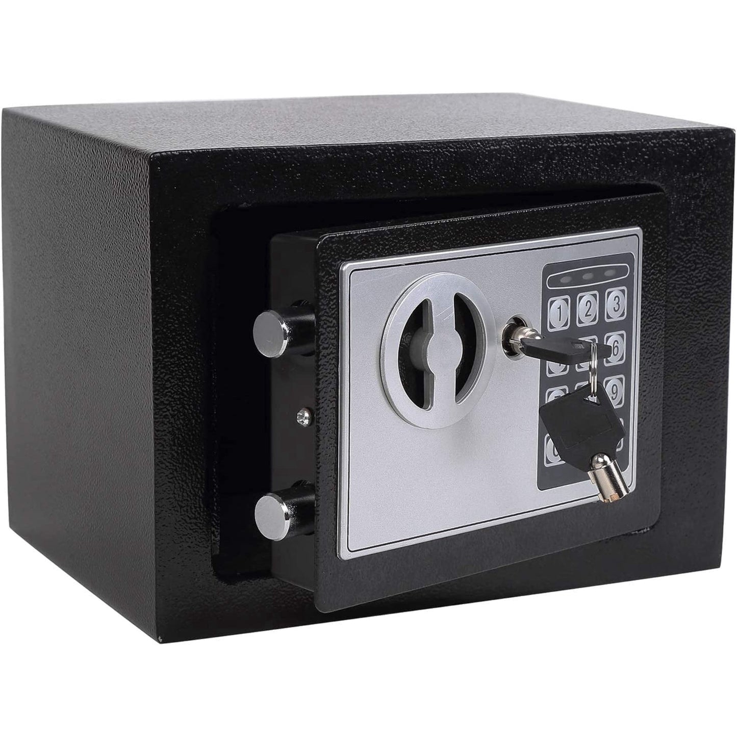 OME E17-B Aocsafe Electronic Security Safe Box Key Keypad Lock Home Office Hotel Business Jewelry Gun Cash Use Storage money (BLACK)