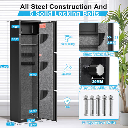 OME G2Q-145D 57" Digital Keypad Gun Safe