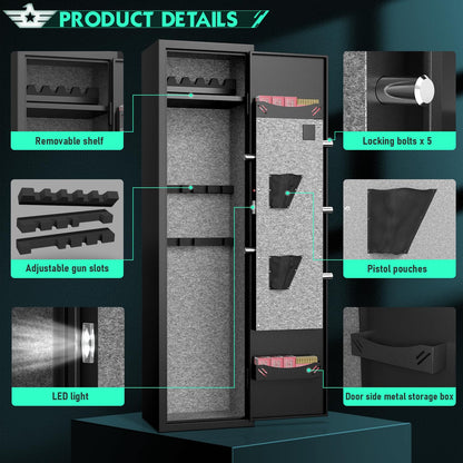 OME-XB-GKM-145W 5-6 Rifle Gun Safe