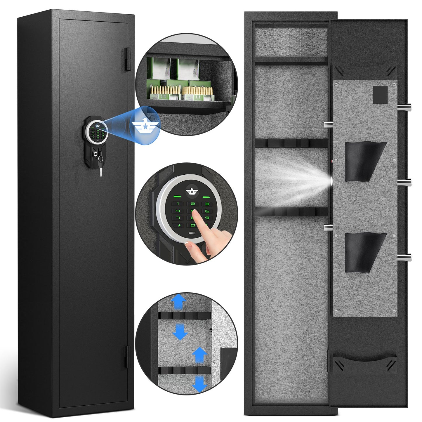 OME-XY-Kavey [2024 NEW] 2-3 Gun Safe