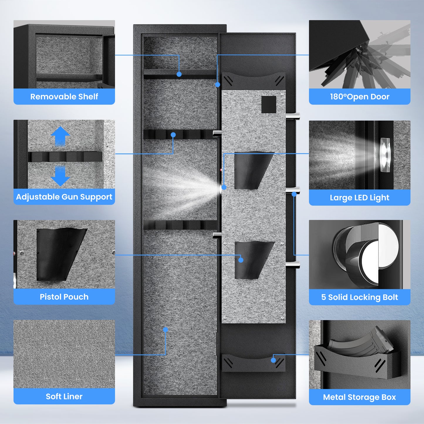 KAVEY- [2024 NEW] 2-3 Gun Safe