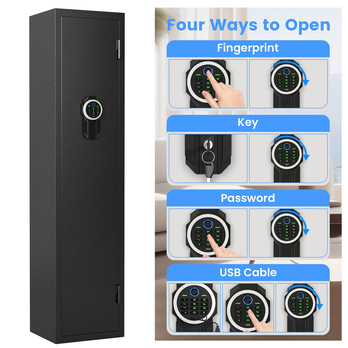 KAVEY-GKV-132W Gun Safe