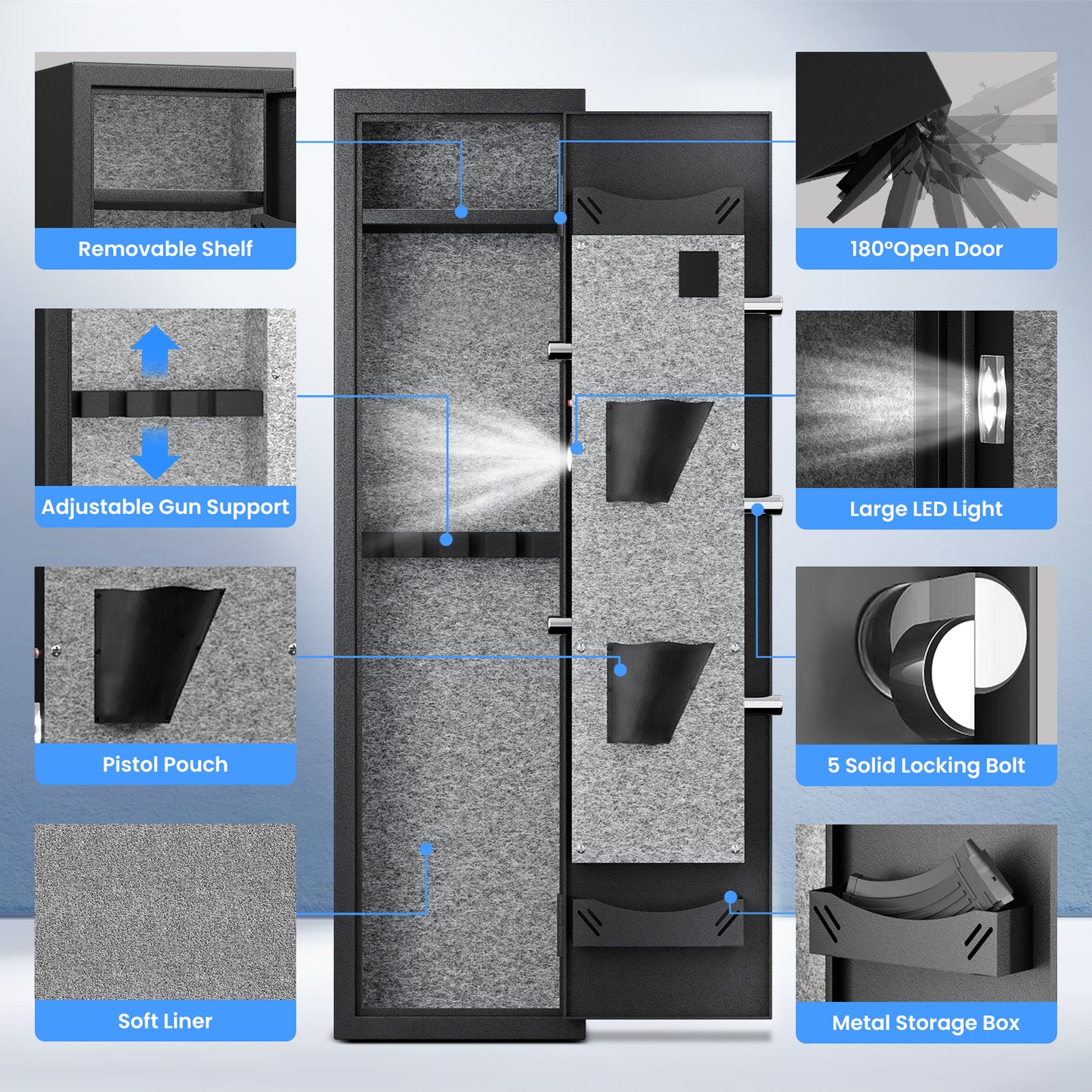KAVEY-GKV-120W-GUN SAFE