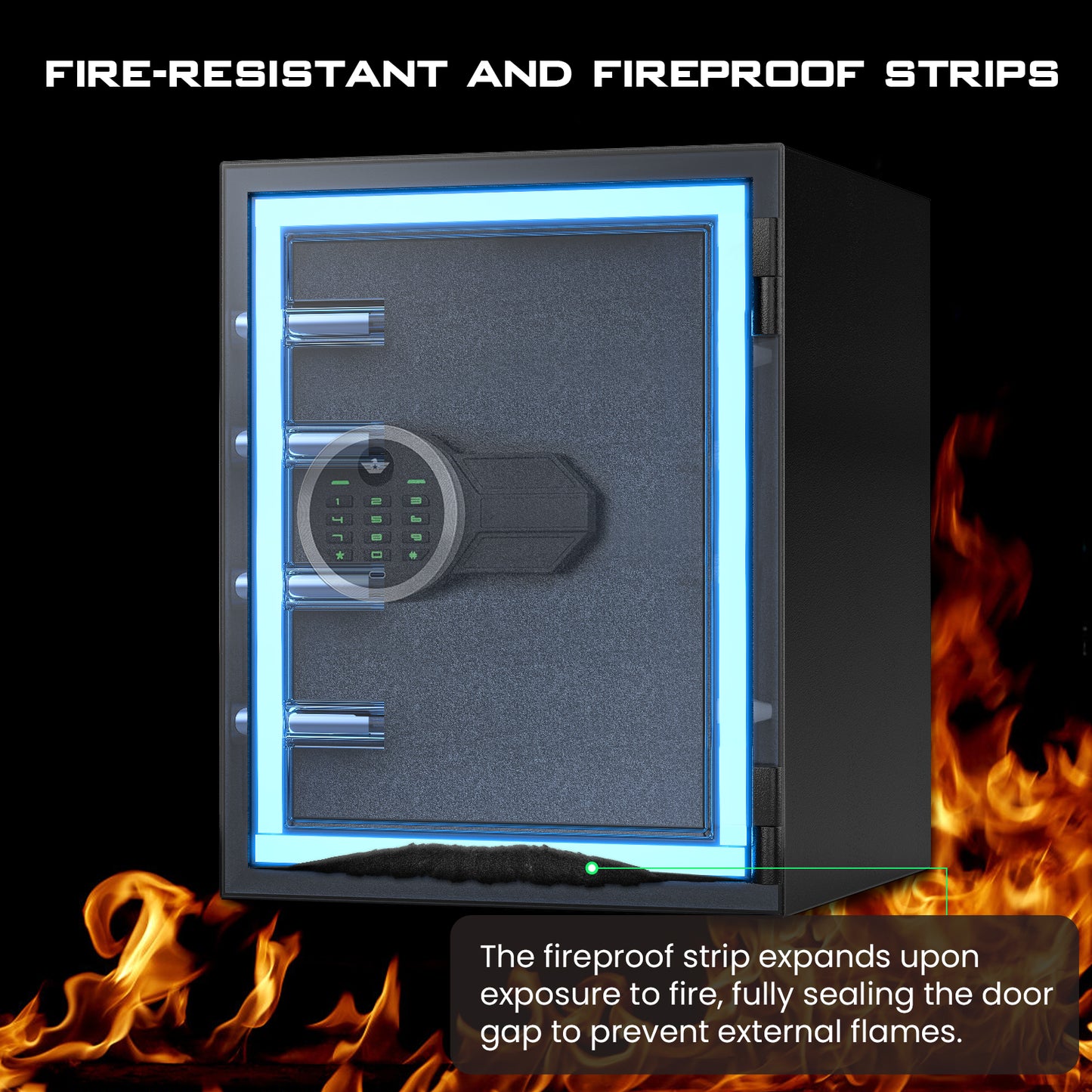KFS-50 🔥🔥🔥Kavey 2.2 Cub Fireproof Safe Box