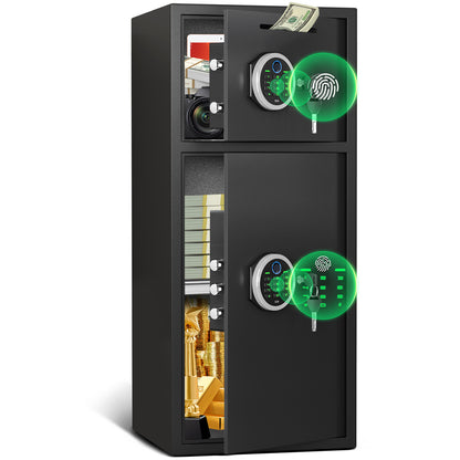 BM-KM-85W 7.0 Money Safe With Mute Function and LED Light, Security Box for Money Valuables