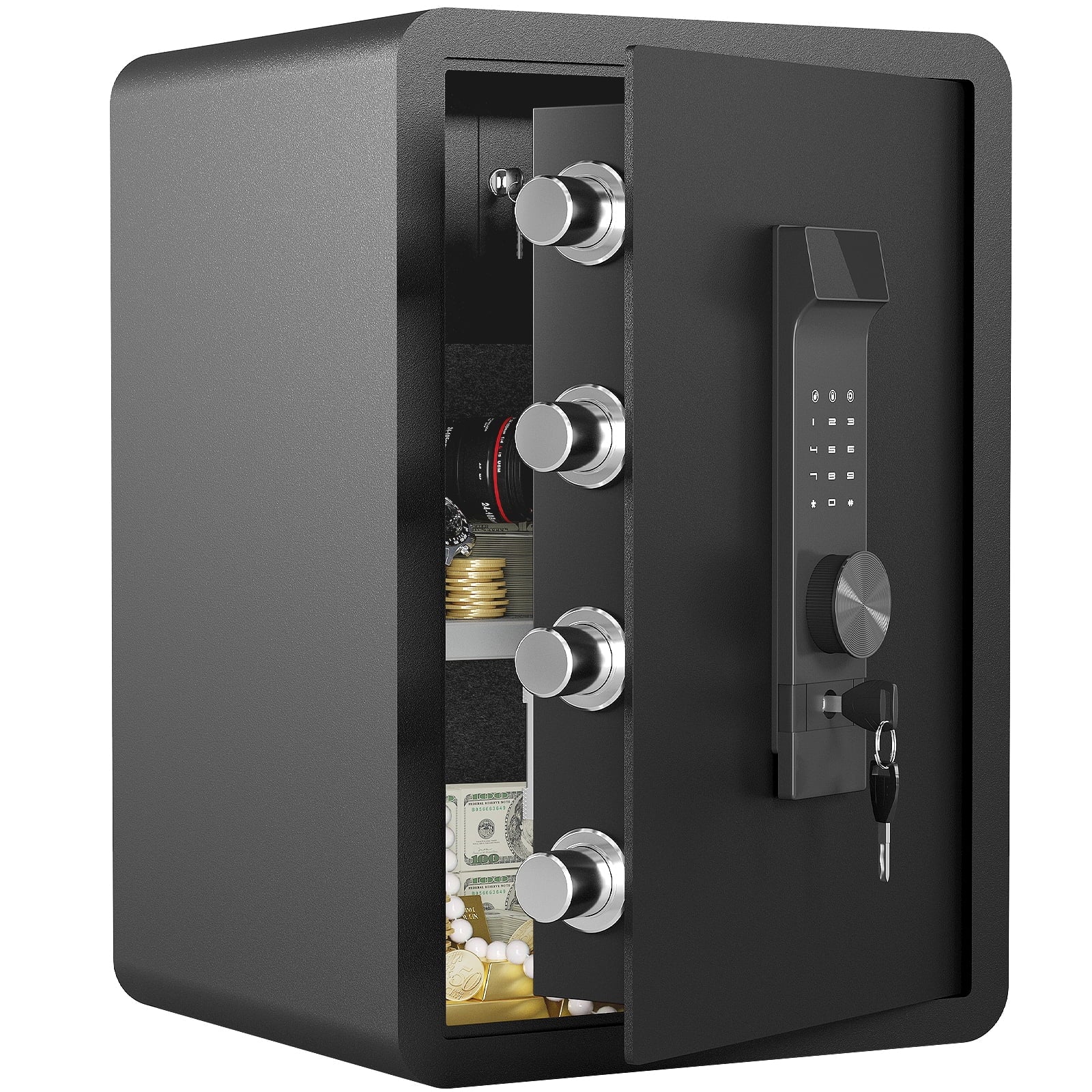 Large Secrect Safe KAV-High Security Large-sized Safe Box with Fireproof and Waterproof B ...