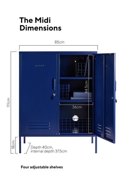 2 Doors Lockable Metal Storage Cabinet 3 Tiers Shelf Multifunctional Storage Organizer Detachable Shelves Easy to Assemble Purple