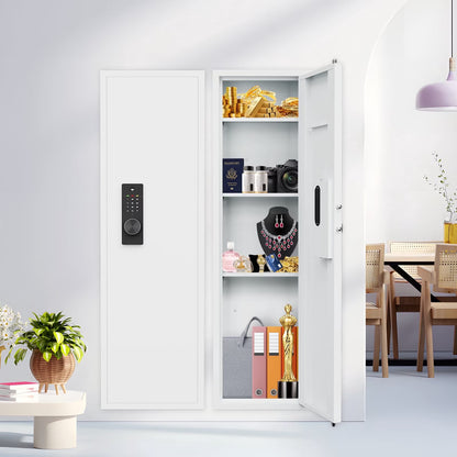 SDI-KW-135BD, Silkight 53.15” Wall Gun Safe - Hidden Firearm Safes for Home Firearm Money Valuables