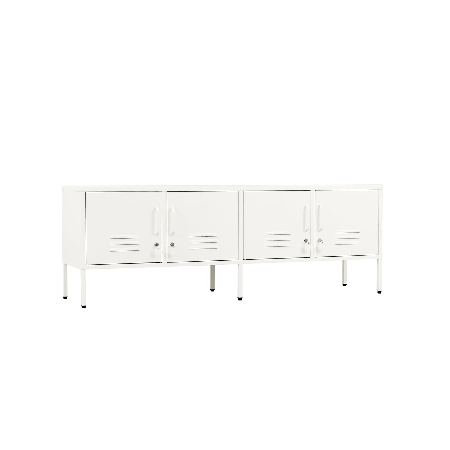REALROOMS Shadwick 2 Door Wide Metal Locker Accent Storage Cabinet