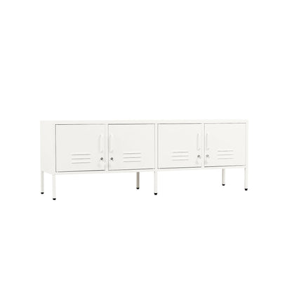 REALROOMS Shadwick 2 Door Wide Metal Locker Accent Storage Cabinet