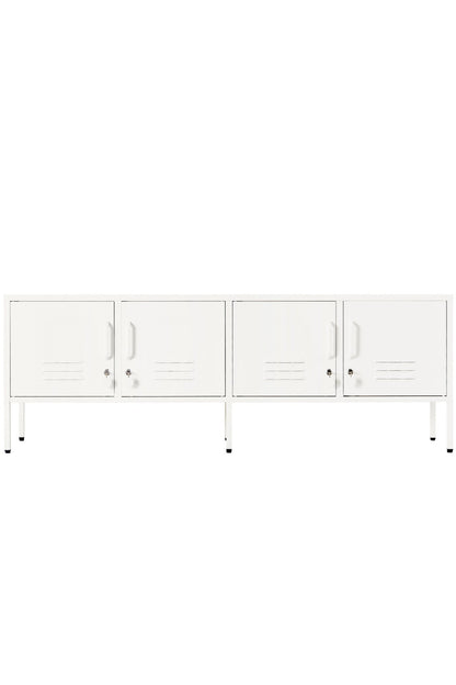 REALROOMS Shadwick 2 Door Wide Metal Locker Accent Storage Cabinet