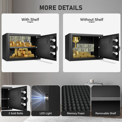 XB-KL-25 /0.8 Cub Home Box with LED Light and Digital Keypad