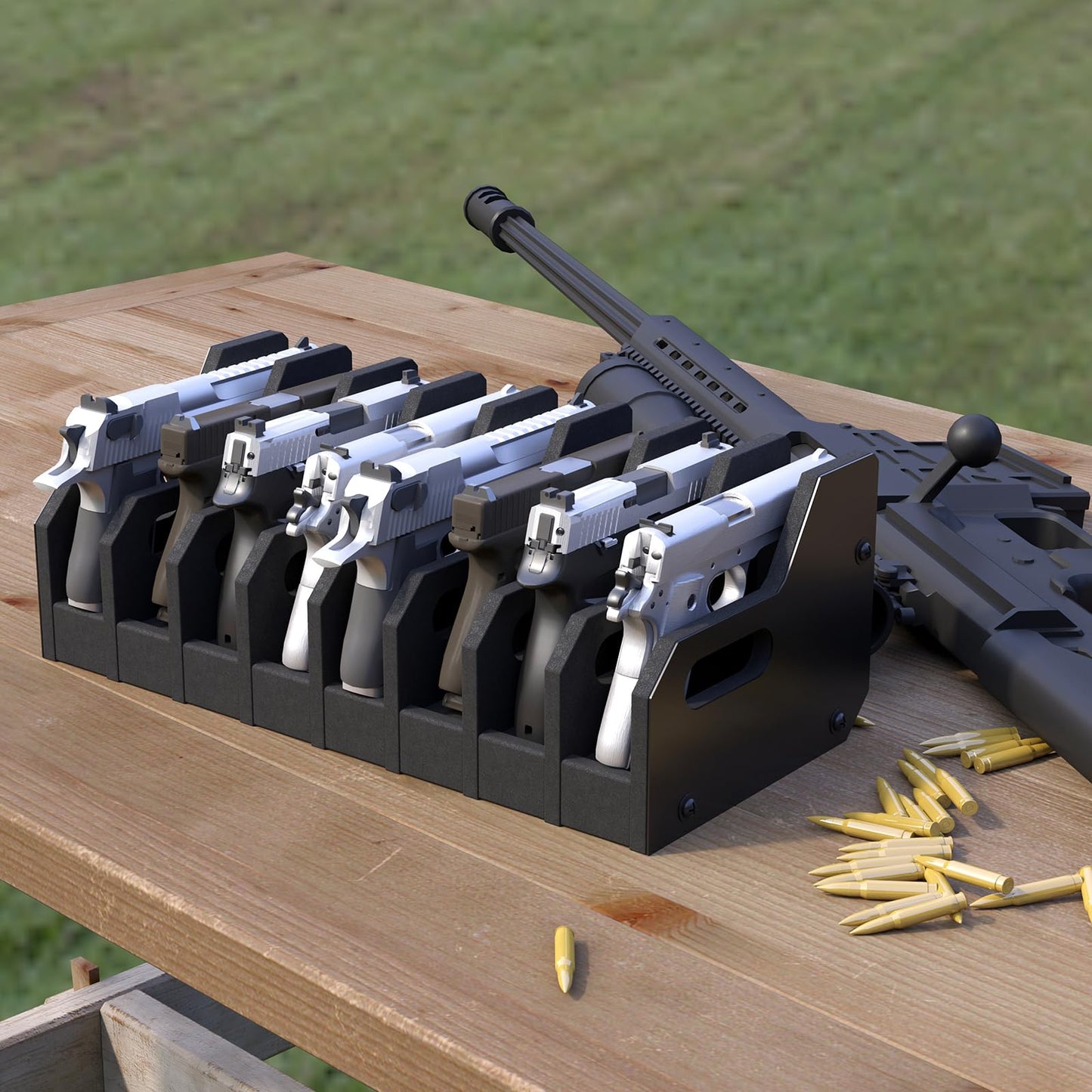 XB-Pistol Rack/8 with Gun Safe Accessories